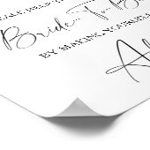 Rose - Hilfe für das geschäftige Brautadressen-Pos Poster (Ecke)