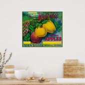Rose Hill Apple Crate LabelWatsonville, CA Poster (Küche)