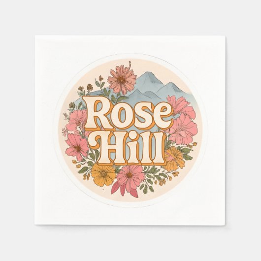 Rose Hill Serviette (Vorderseite)