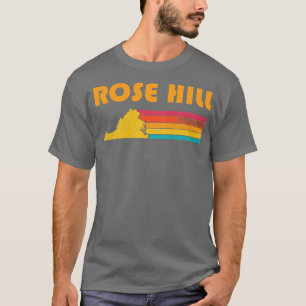 Rose Hill Virginia Vintag Distressed Souvenir T-Shirt