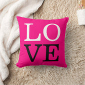 Rose Hintergrund Liebe Hochzeit Kissen (Decke)