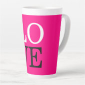 Rose Hintergrund Liebe Hochzeit Milchtasse (Rechte Ecke)