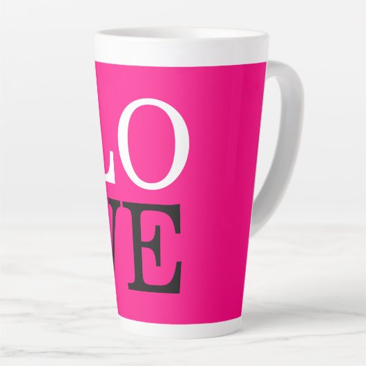 Rose Hintergrund Liebe Hochzeit Milchtasse (Rechte Ecke)