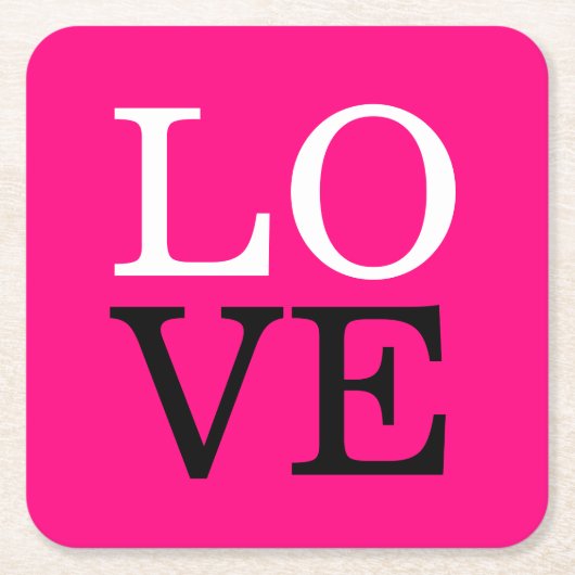 Rose Hintergrund Liebe Hochzeit Rechteckiger Pappuntersetzer (Vorderseite)