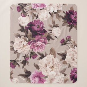 Rose Hintergrund: Vintage Wasserfarbe Sherpadecke