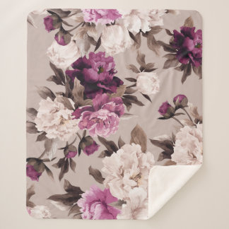 Rose Hintergrund: Vintage Wasserfarbe Sherpadecke