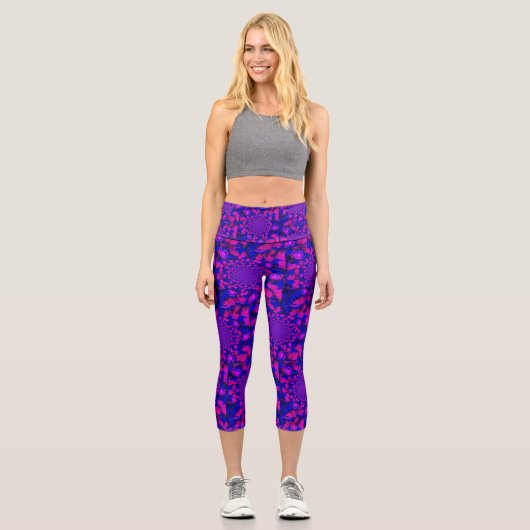 Rose Hochwaisted Capris (Vorderseite)