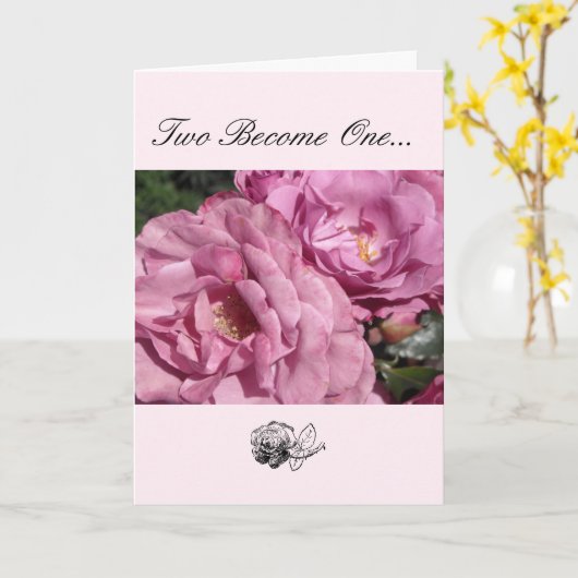 Rose Hochzeit Glückwunsch Karte (Gelbe Blume)