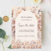 Rose-Hochzeit Save The Date