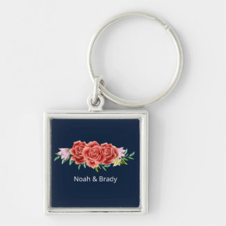 Rose Hochzeit Schlüsselanhänger