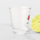 Rose Hochzeit Schnapsglas (Links)