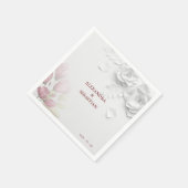 Rose Hochzeit von Napkins Serviette (Ecke)