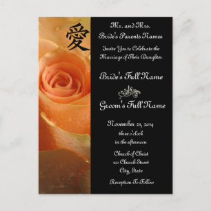 Rose Hochzeiten Einladungen und Favoriten