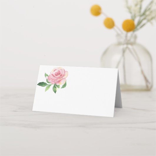 Rose - Hochzeiten Platzkarten (Rückseite)