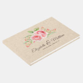 Rose | Hochzeitsarbeit von Kraft Gästebuch (Ecke)