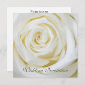 Rose Hochzeitseinladung Einladung (Vorne/Hinten)