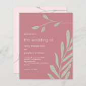 Rose Hochzeitsfeiern in Dusty (Vorne/Hinten)