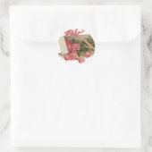 Rose Hochzeitsticker für Umschlag Aufkleber (Tasche)