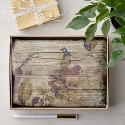 Rose Holz Moderne, populäre Blüte Seidenpapier (Geschenk)