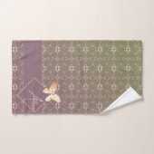 Rose Hört auf Pflaumenmooshandtuch Badhandtuch Set (Handtuch)