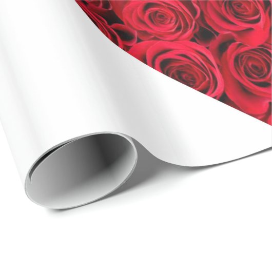 Rose Hört Schleifpapier Geschenkpapier (Rolleneckpunkt)