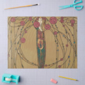 Rose House von Margaret MacDonald MacKintosh Seidenpapier (Basteln)