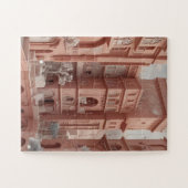 Rose-Hued Sana'a Dreamscape Ai Gemälde Puzzle (Horizontal)