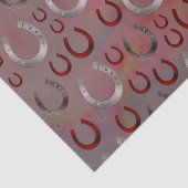 Rose, Hufeisen, Silber, Muster grau, Glück, Patter Seidenpapier (Ausschnitt)