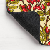 Rose Hüften, rot, grün, gelb Mousepad (Ecke)