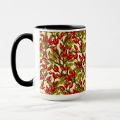 Rose Hüften, rot, grün, gelb Tasse (Links)