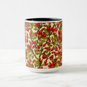 Rose Hüften, rot, grün, gelb Tasse (Zentrum)
