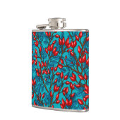 Rose Hüften, rot und blau Flachmann (Links)