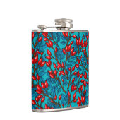 Rose Hüften, rot und blau Flachmann (Rechts)