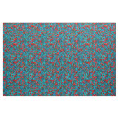 Rose Hüften, rot und blau Stoff (Yard (91,4 cm))
