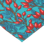 Rose Hüften, rot und blau Tischdecke (Schrägansicht)