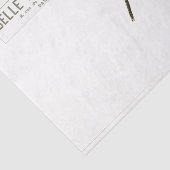 Rose Hummingbird Dragonfly Französische Schrift Ho Seidenpapier (Ausschnitt)