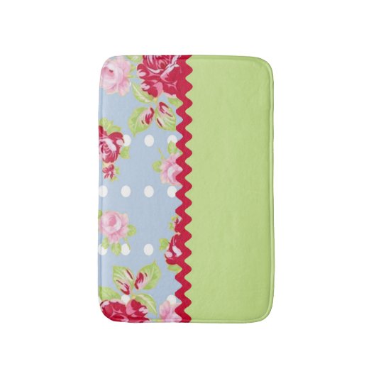 Rose Hütte Badematte (Vorderseite Vertikal)