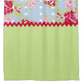 Rose Hütte Duschvorhang (Vorderseite)