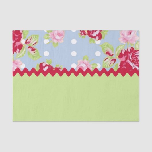 Rose Hütte Tissue Paper Seidenpapier (Vorderseite)