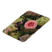 Rose Hydrangea Arrangement Magnet (Linke Seite)