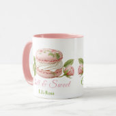 Rose Ice Cream Sandwich Day Tasse (Vorderseite Links)