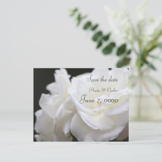 Rose Iceberg Save The Date (Stehend Vorderseite)