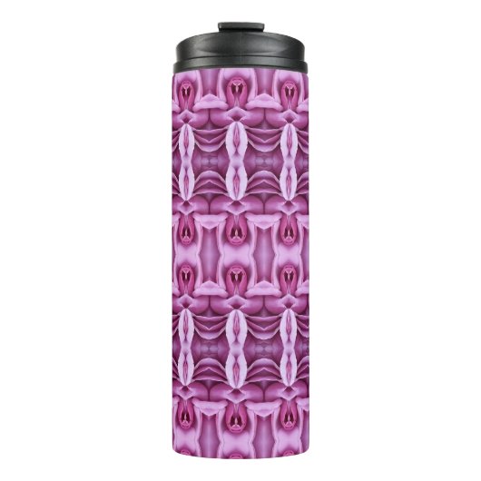 Rose Ikat 3 Thermosbecher (Vorderseite)