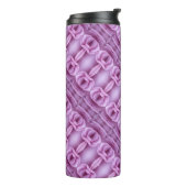 Rose Ikat 4 Thermosbecher (Nach links gedreht)