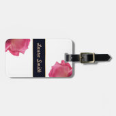 Rose. Illustration Gepäckanhänger (Vorderseite horizontal)