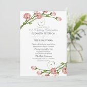 Rose im Blumengarten Einladung (Stehend Vorderseite)