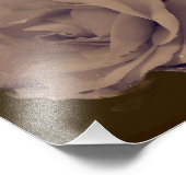 Rose im Blut mit Raintropfen Vintag 8x8 Fotodruck (Ecke)