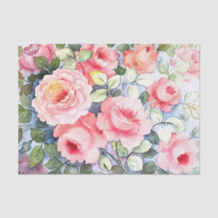Rose im Blut Seidenpapier