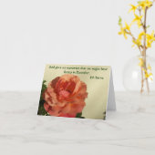 Rose im Dezember Notecard Karte (Gelbe Blume)