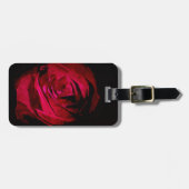 Rose im Dunkeln Abstrakter Impressionismus Gepäckanhänger (Vorderseite horizontal)
